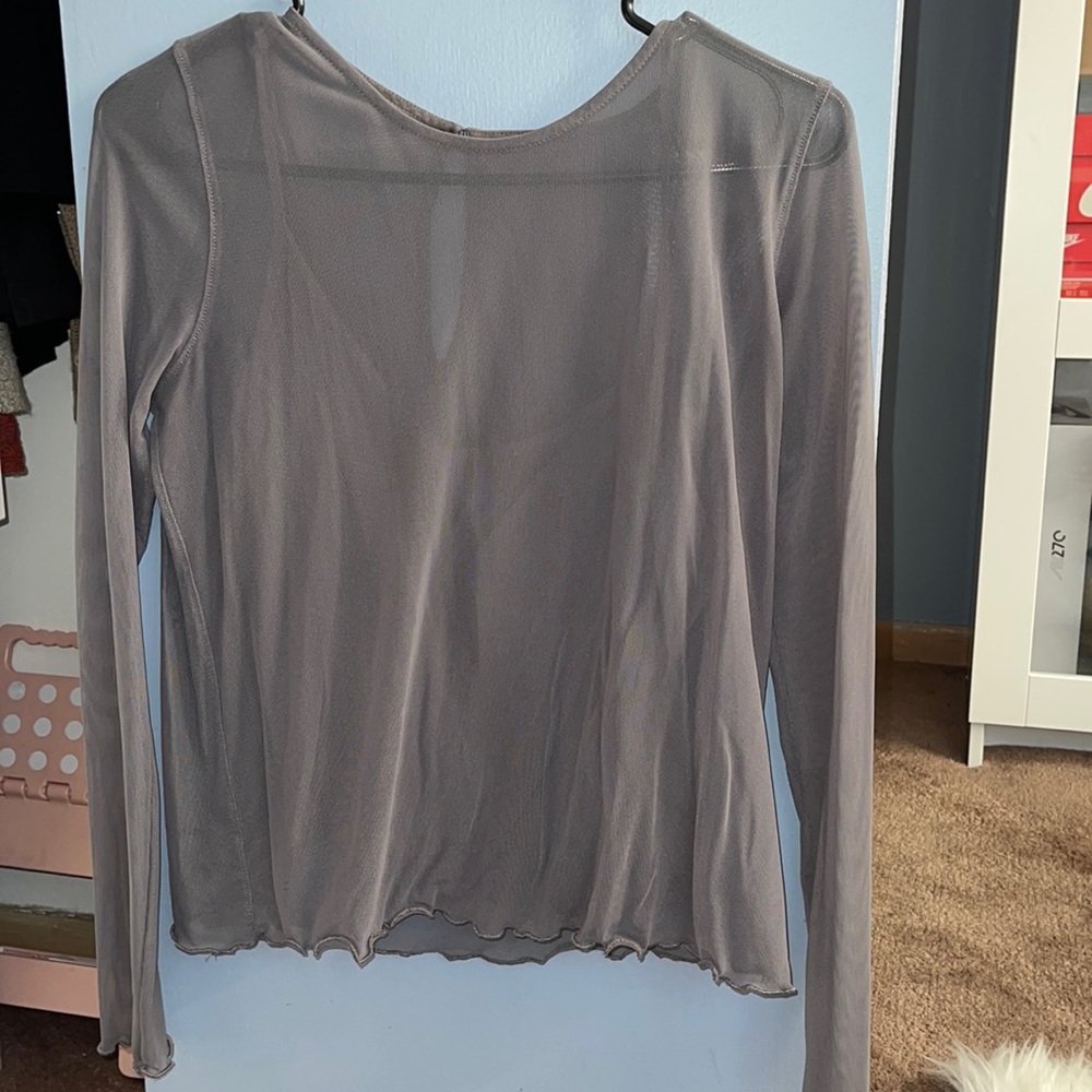 Hollister sheer top